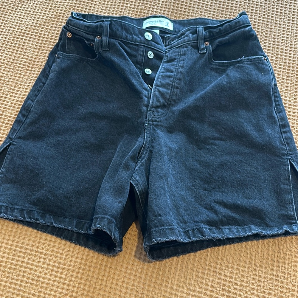 Black Curve Love High Rise 7 Inch Dad Short